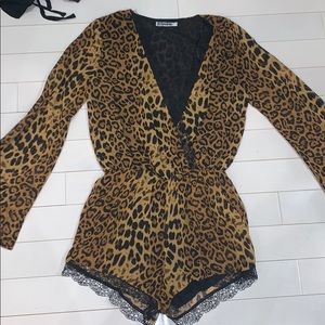 Gab & Kate Cheetah Romper